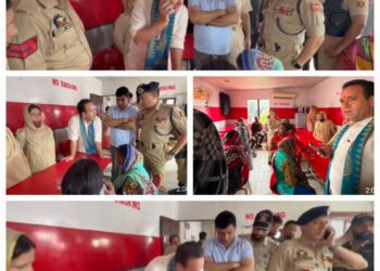 Sunil Sharma and Anwar Khan Visits PCR Kulgam after tragic terrorist attack on non local brick workers
