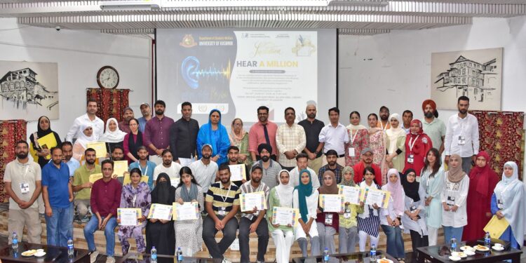 VMS, University of Kashmir & EnAble India successfully Concludes 10-Day Deafhood Workshop at the University of Kashmir