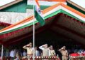 CM Omar Abdullah hoists national flag in Srinagar on the 80th Independence Day
