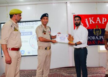 Health Awareness Programme Held at 23 JKAP IR, Lethpora Pulwama