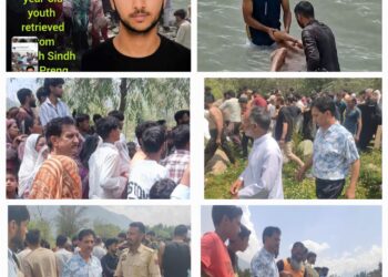 18-Year-Old’s Body Recovered from Nallah Sindh; Mohammad Amin Shah Visits Spot