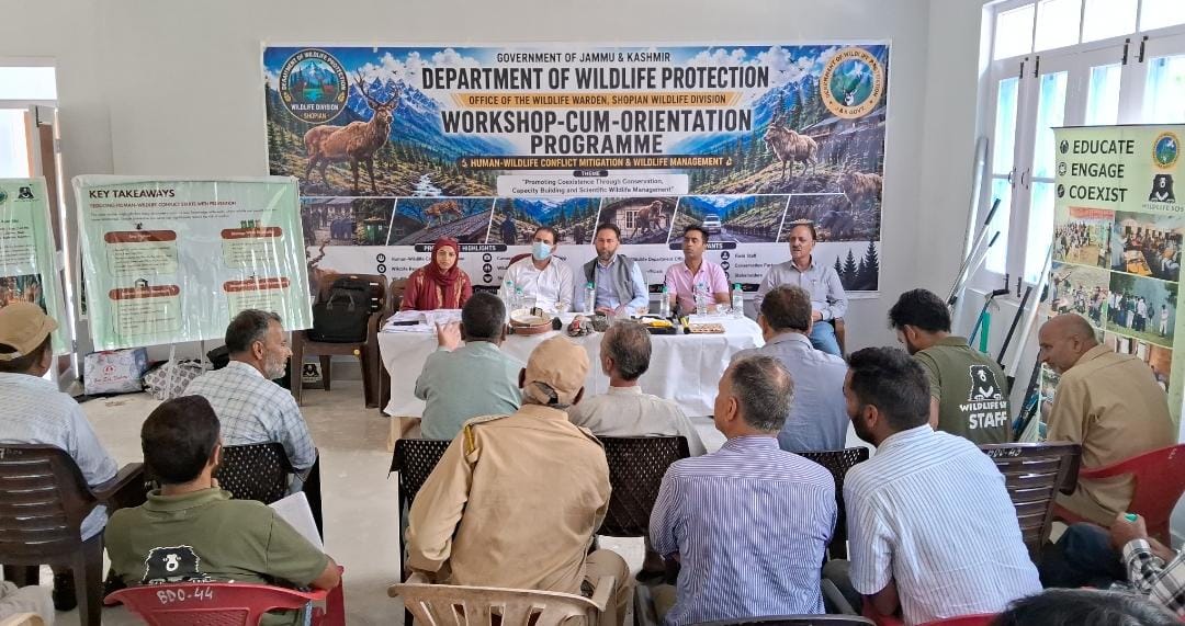 Wildlife Department, SOS Wildlife Hold Awareness Workshop in Satoora Tral