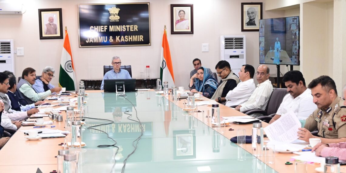 CM Omar Abdullah reviews pace of flood relief, rehabilitation and restoration work taken up in Jammu Division