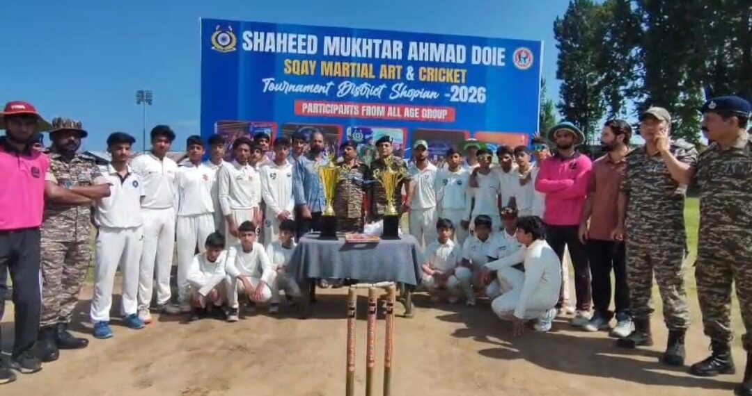 Shaheed Mukhtar Ahmad Doie SQAY Martial Art & Cricket Tournament Held in Shopian