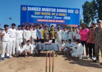Shaheed Mukhtar Ahmad Doie SQAY Martial Art & Cricket Tournament Held in Shopian
