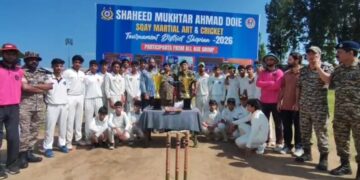 Shaheed Mukhtar Ahmad Doie SQAY Martial Art & Cricket Tournament Held in Shopian