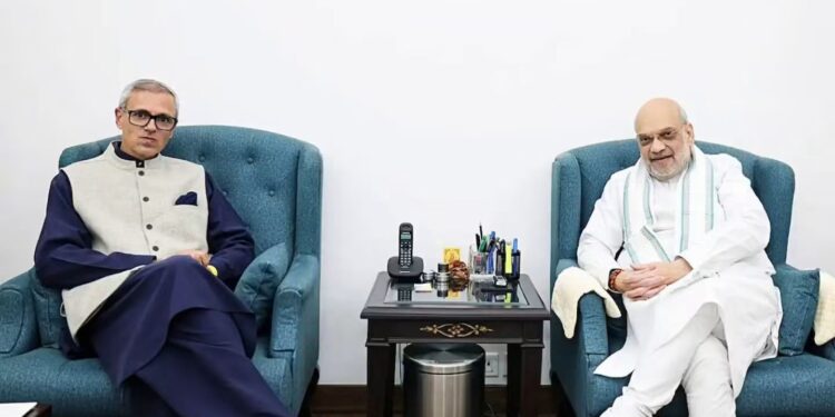 CM Omar Abdullah meets Amit Shah, discusses Statehood, other key issues