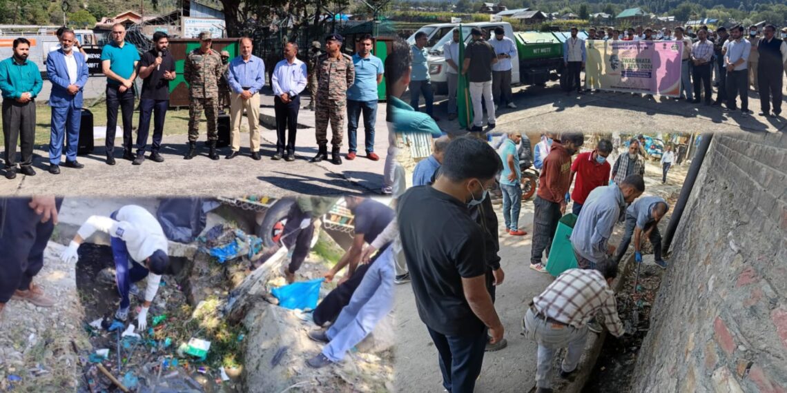 Civil Administration, Indian Army Conduct Mega Cleanliness Drive in Tangdhar