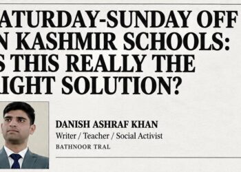 Saturday-Sunday Off in Kashmir Schools: Is This Really the Right Solution?