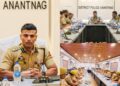 SSP Anantnag chairs Ops and Crime review meeting at DPO Anantnag