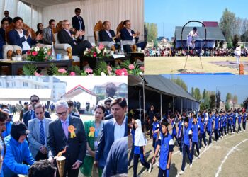 CM Omar Abdullah inaugurates Annual Sports Day at Doon School Srinagar