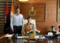 Tahir Saleem Khan-JKPS assumes charge as SSP Bandipora