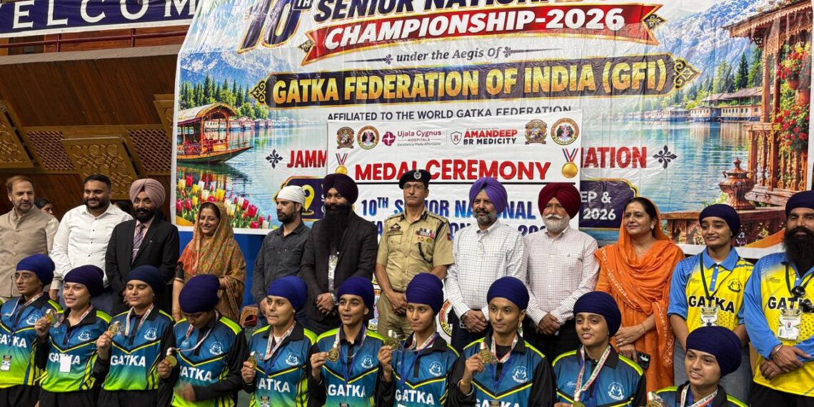 Over 700 players from 24 states compete at 10th Senior National Men & Women Gatka Championship in Srinagar