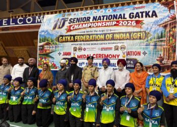 Over 700 players from 24 states compete at 10th Senior National Men & Women Gatka Championship in Srinagar