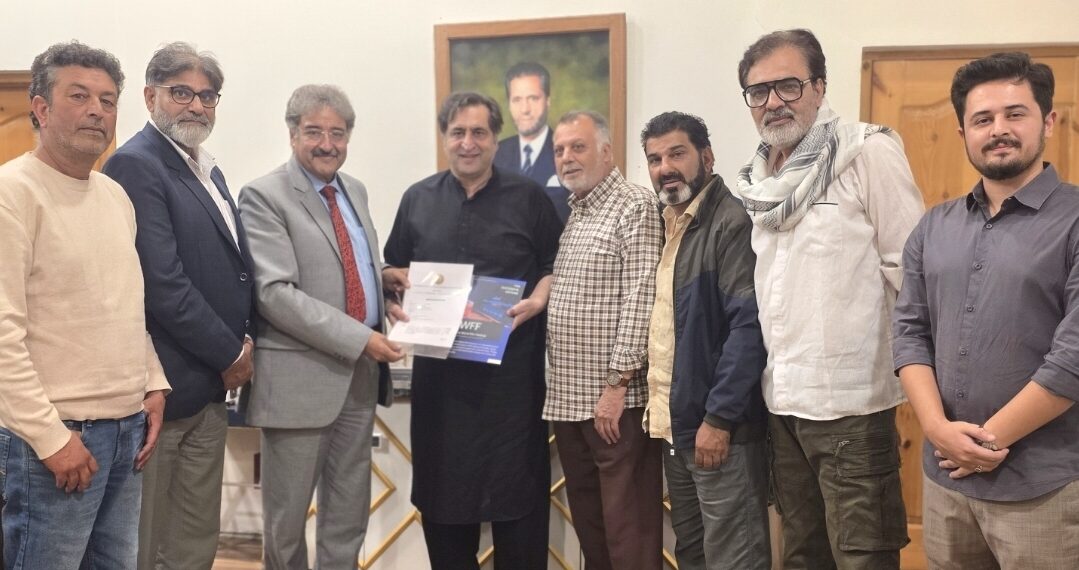 KFTA DELEGATION CALLS ON PEOPLE’S CONFERENCE PRESIDENT SAJAD GHANI LONE