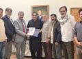 KFTA DELEGATION CALLS ON PEOPLE’S CONFERENCE PRESIDENT SAJAD GHANI LONE