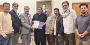 KFTA DELEGATION CALLS ON PEOPLE’S CONFERENCE PRESIDENT SAJAD GHANI LONE
