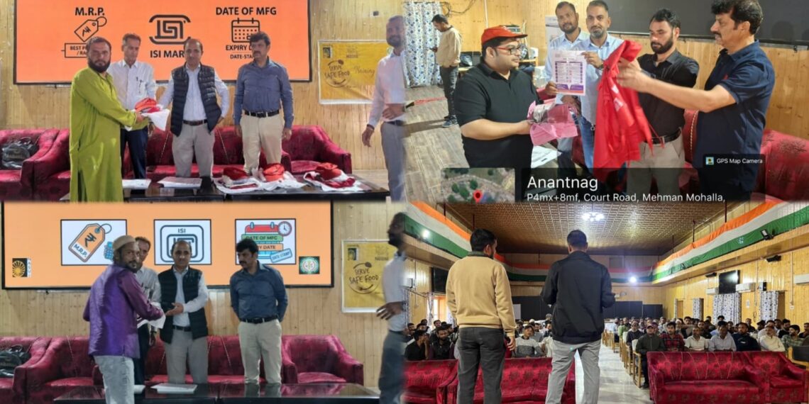 FDA, J&K Organises FoSTaC Training for Street Food Vendors at Anantnag