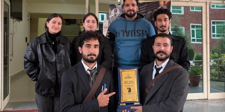 Amar Singh College’s Media Department secures second position at Film Festival 2026 at IUST