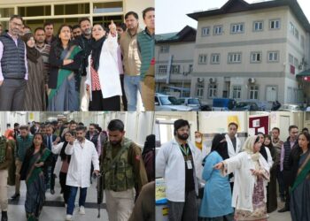DC Ganderbal Inspects District Hospital; Reviews Patient Care, Infrastructure and Healthcare Facilities