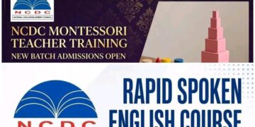 NCDC Invites Applications for Montessori Teacher Training, Rapid Spoken English Courses