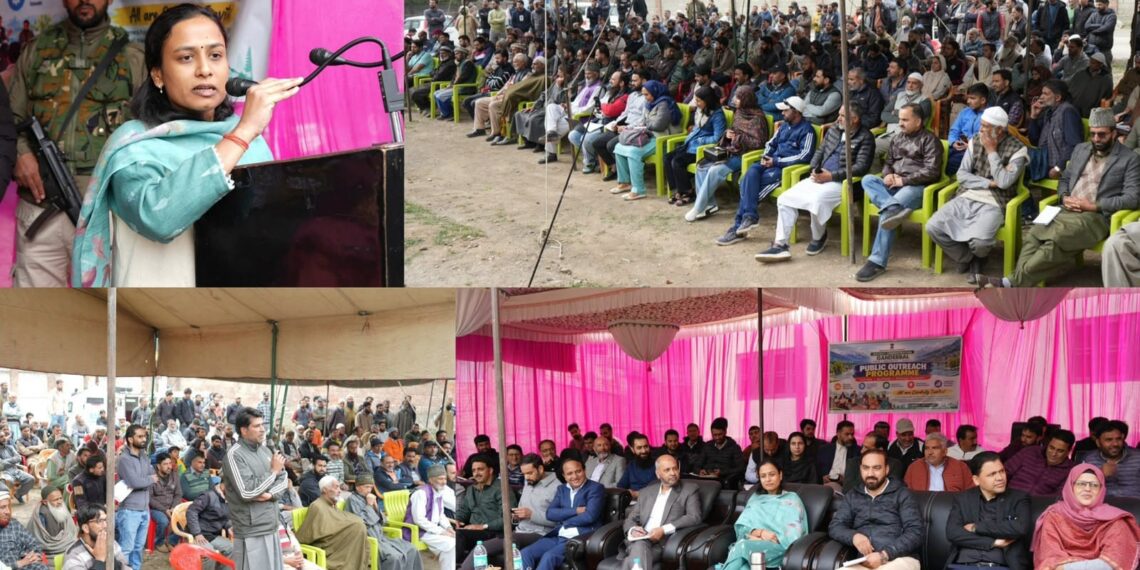 DC Ganderbal Holds Public Outreach Programme at Kangan; Directs On-Spot Redressal of Public Grievances