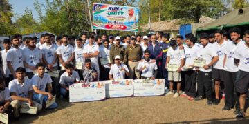 11 JKAP IR Organises Run for Unity in Anantnag to Mark Sardar Patel’s 151st Birth Anniversary