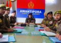 SSP Awantipora Irshad H. Rather Chairs Crime and Security Review Meeting at DPO Awantipora