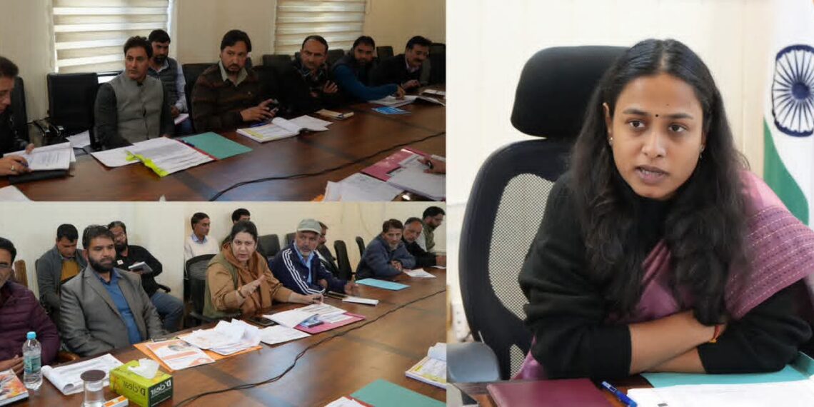 DC Ganderbal Chairs Review Meeting of Education Sector, Stresses Strengthening of Educational Infrastructure and Effective Implementation of Key Schemes