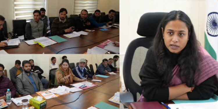 DC Ganderbal Chairs Review Meeting of Education Sector, Stresses Strengthening of Educational Infrastructure and Effective Implementation of Key Schemes