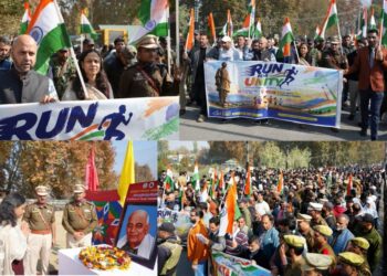 District Administration Ganderbal Observes National Unity Day with Grand ‘Run for Unity’