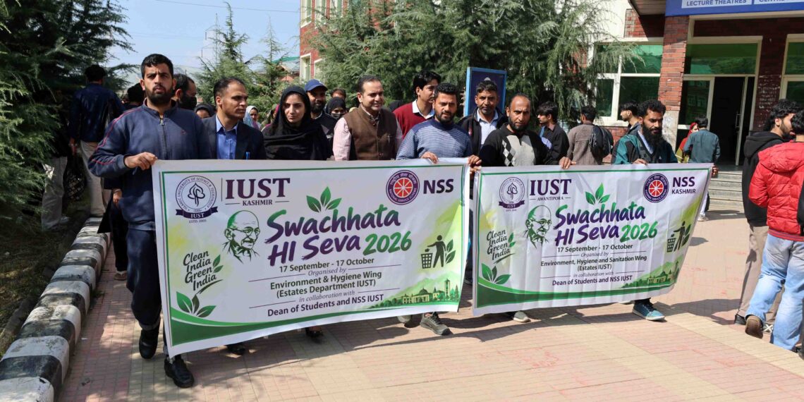 IUST organises Swachhata Rally under Swachhata Hi Seva 2026