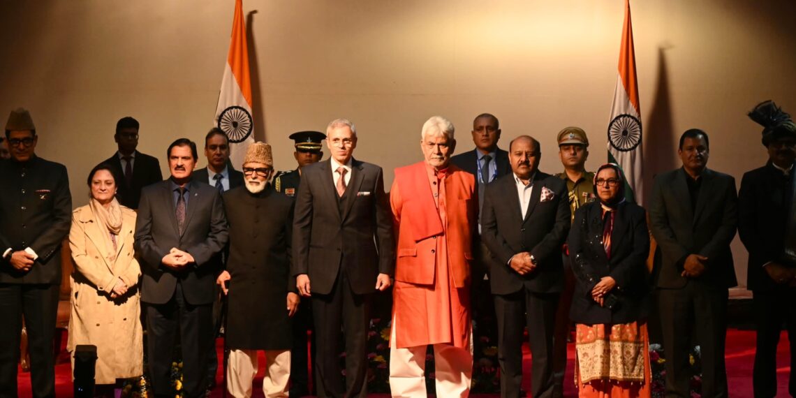 LG administered oath of office and secrecy to newly appointed ministers of the J&K government’s council of ministers